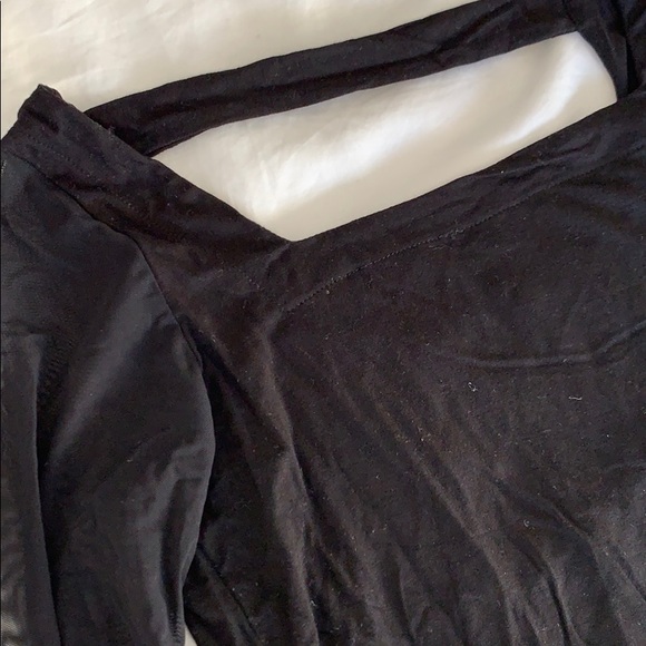 LNA Black Long Sleeve with Mesh Sleeves - Picture 2 of 3